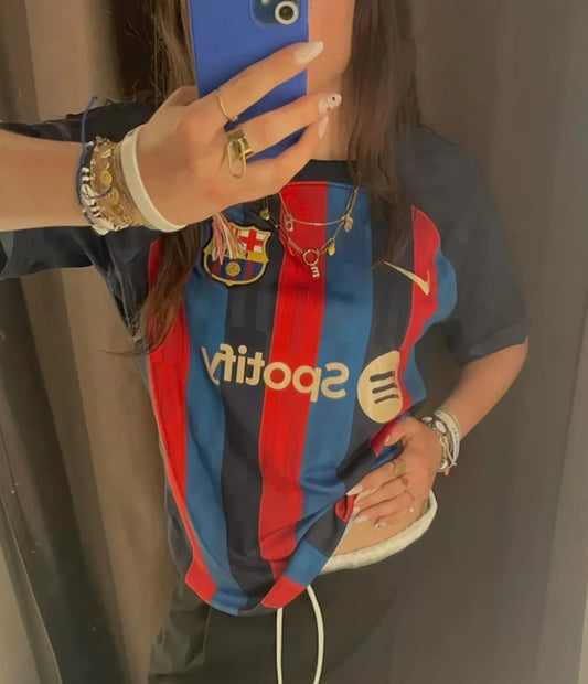 تيشيرت بناتي برشلونة نايك  , قالب صغير✅