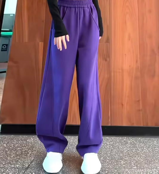 بجامة نسائي بنفسجي ,قماش قطني ,قالب طبيعي✅