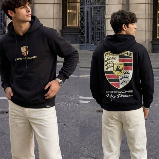 هودي بورش اسود قطني - PORSCHE