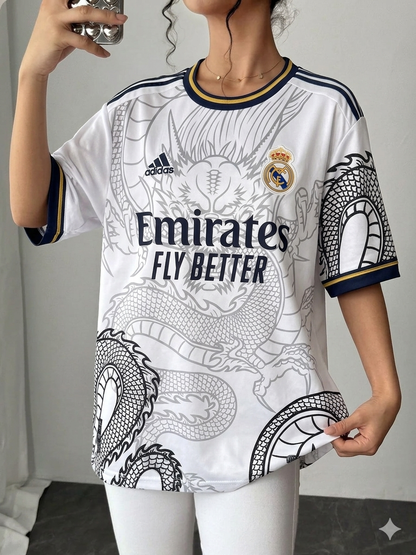 دريس تيشيرت نايك ريال مدريد لون ابيض كريستيانو ✅