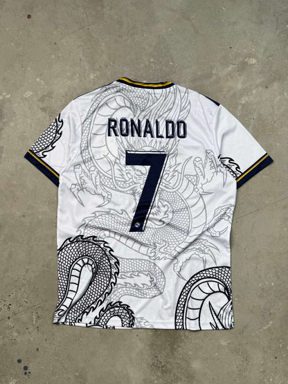 دريس تيشيرت نايك ريال مدريد لون ابيض كريستيانو ✅