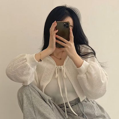 بليره نسائيه ابيض قماش قطني خفيف✅