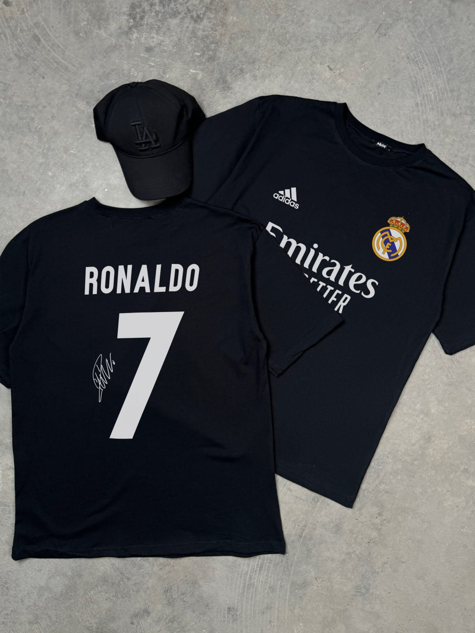 تيشيرت مورا ريال مدريد مع توقيع كريستيانو رونالدو - Cristiano Ronaldo