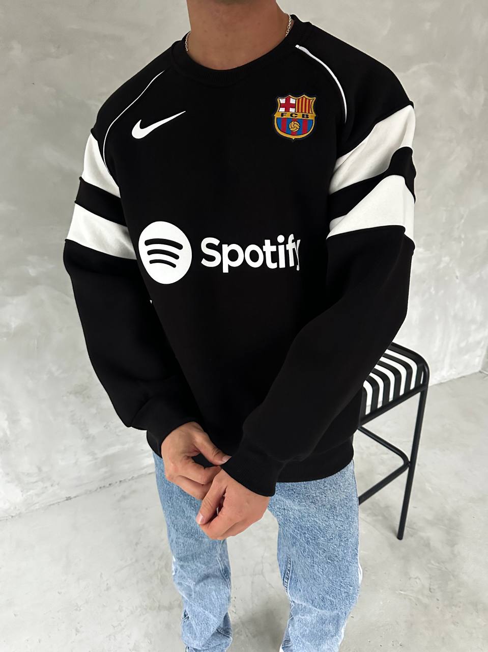 سويتر نادي برشلونة قطني , قالب كبير
