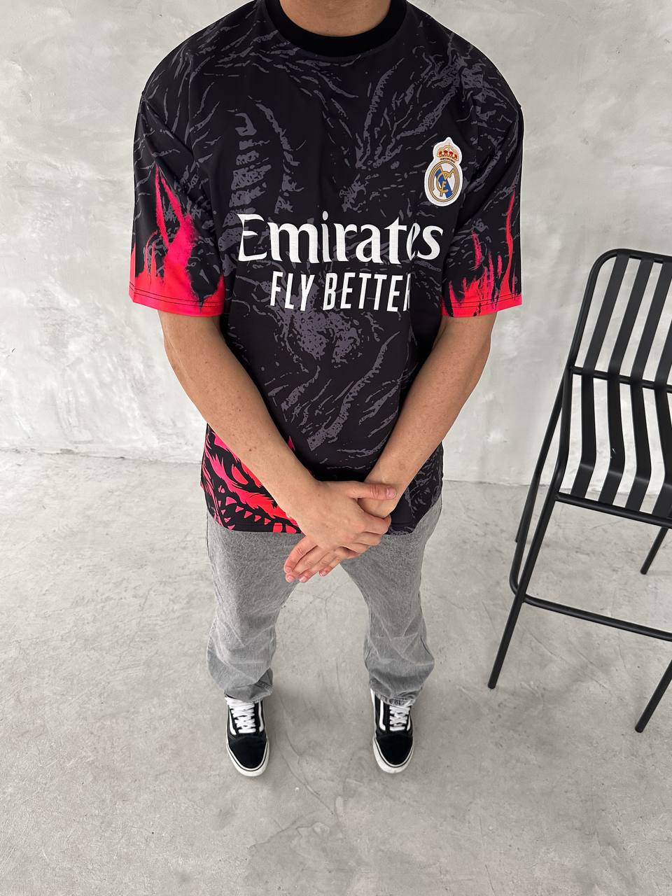 تيشيرت ريال مدريد التنين , قالب كبير✅
