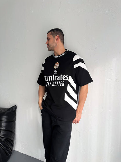 تيشيرت ريال مدريد اديداس فلاي بيتر اسود , قالب كبير✅
