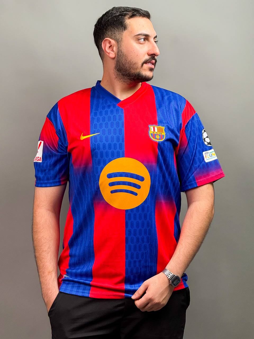 دريس تيشيرت برشلونة 9 نايك✅